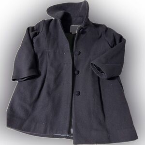Florence Eiseman Navy Girls Pea Coat